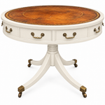 Vintage drum table #09009 — dover