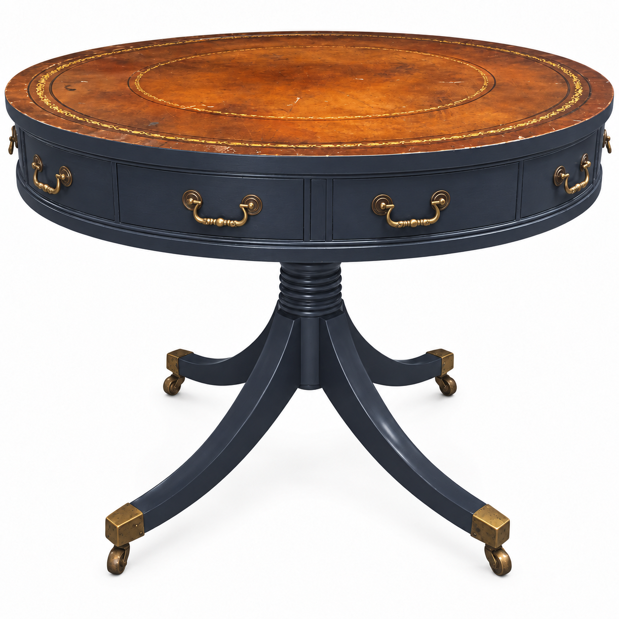 Vintage drum table #09009 — hamilton