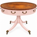 Vintage drum table #09009 — pointe