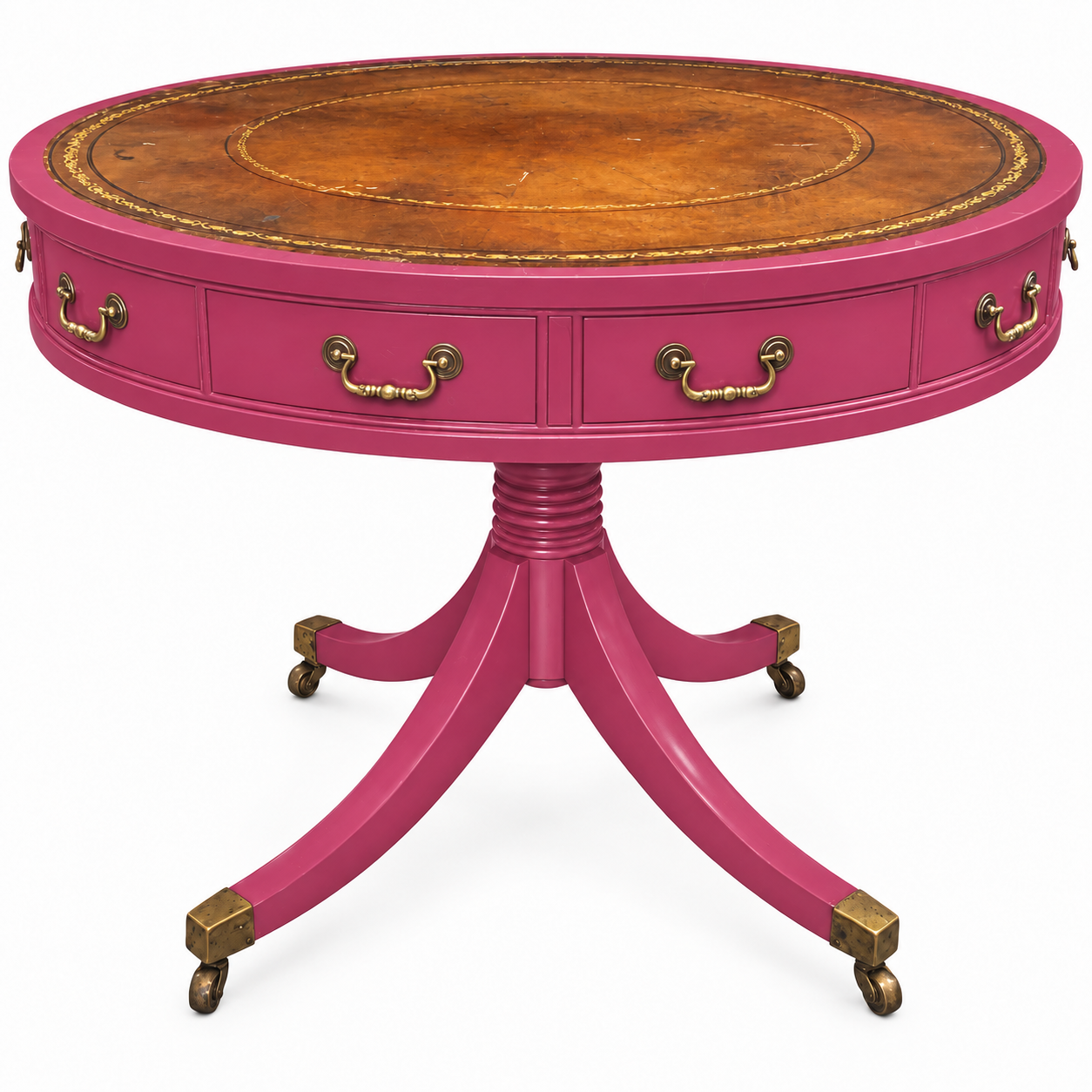Vintage drum table #09009 — stiletto