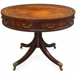 Vintage drum table #09009 — 09009 straight on