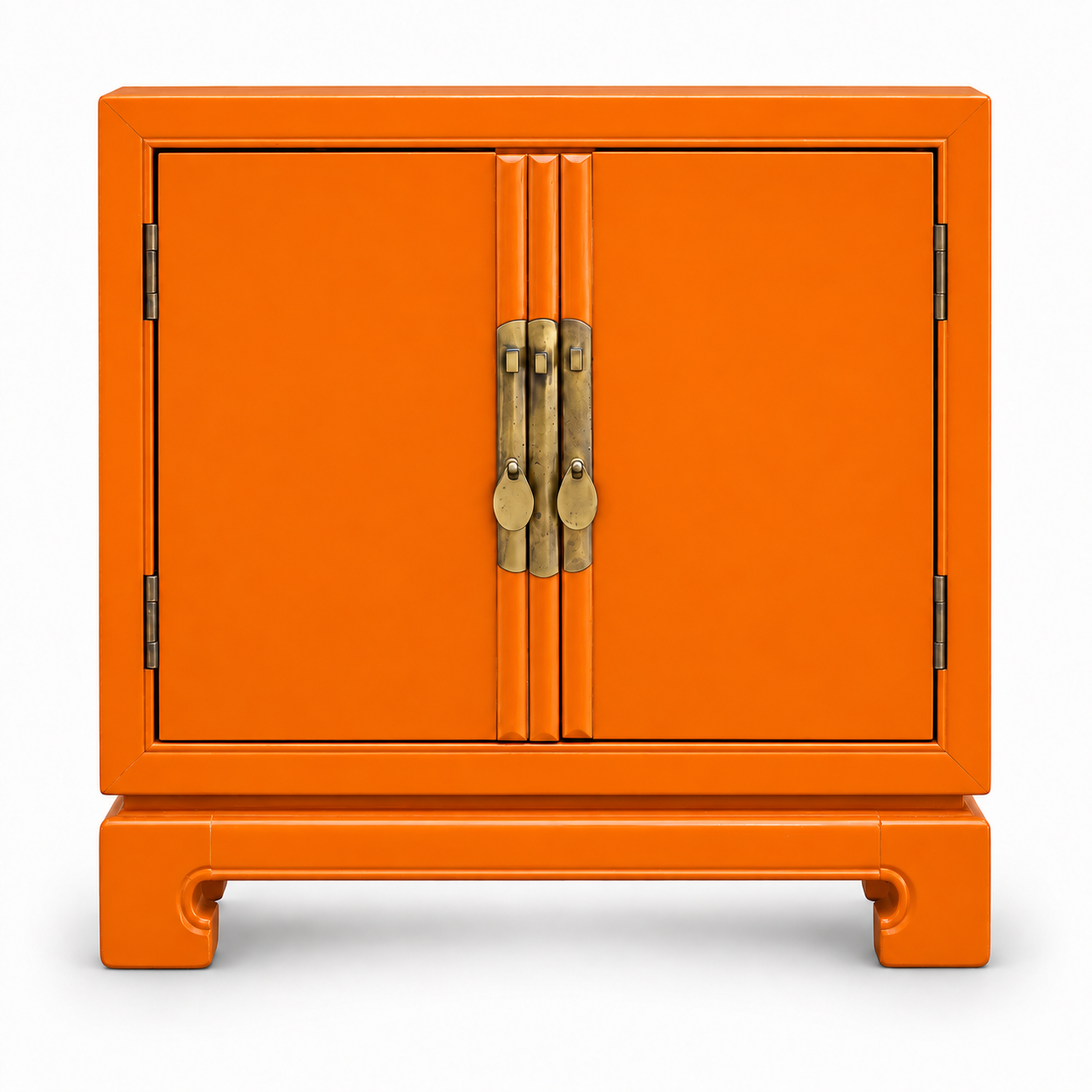 Cabinet #09013 — electric-orange paint visualization