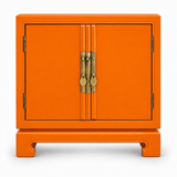 Cabinet #09013 — electric-orange paint visualization