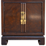 Vintage cabinet #09013 — original wood front detail, background removed