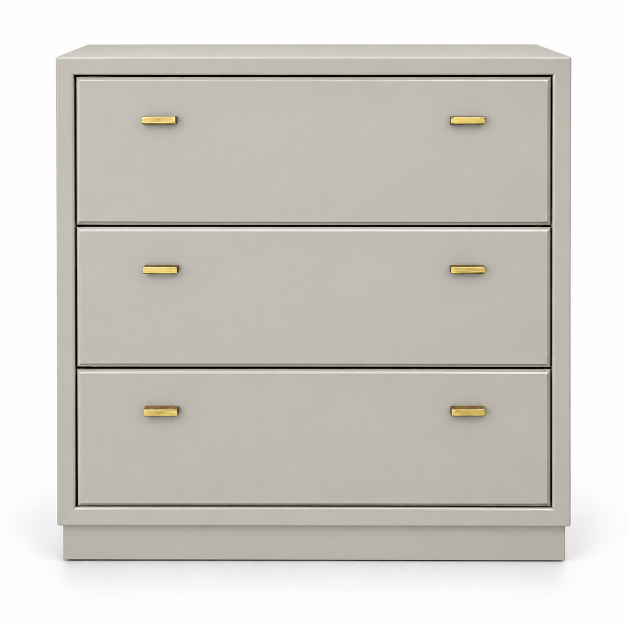 SKU 09014 Drexel three drawer chest Framed