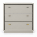 SKU 09014 Drexel three drawer chest Framed