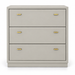 SKU 09015 Drexel three drawer chest Framed