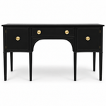 09016 Baker vintage buffet custom painted Black