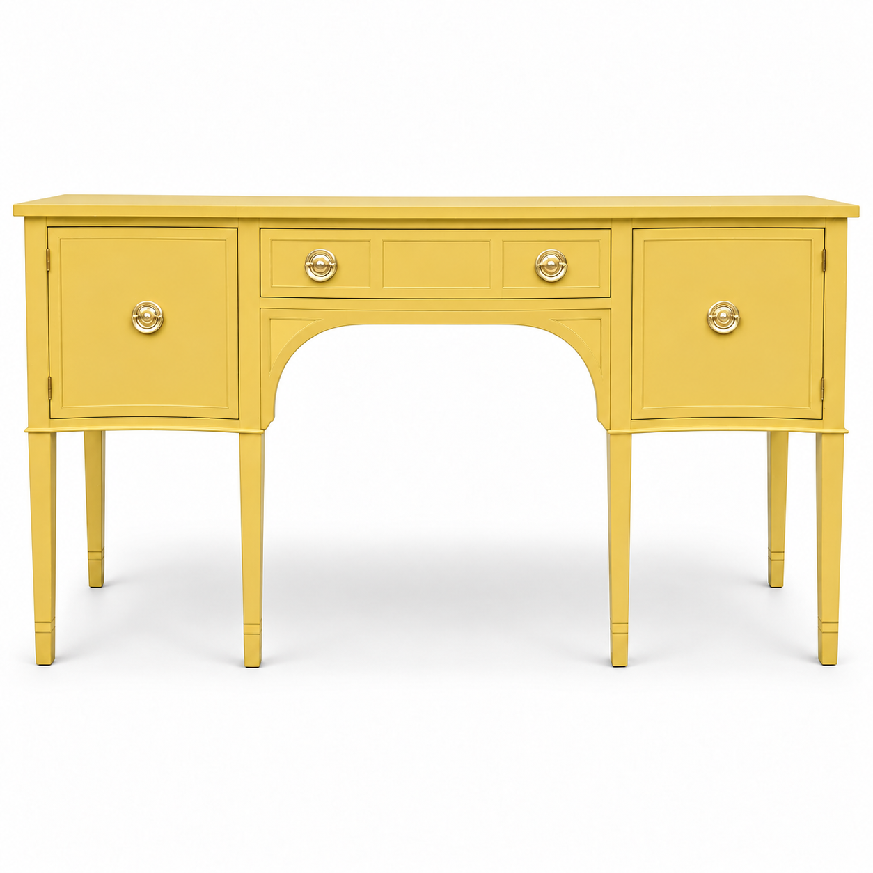 09016 Baker vintage buffet custom painted Cali