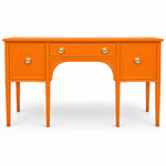 09016 Baker vintage buffet custom painted Electric Orange