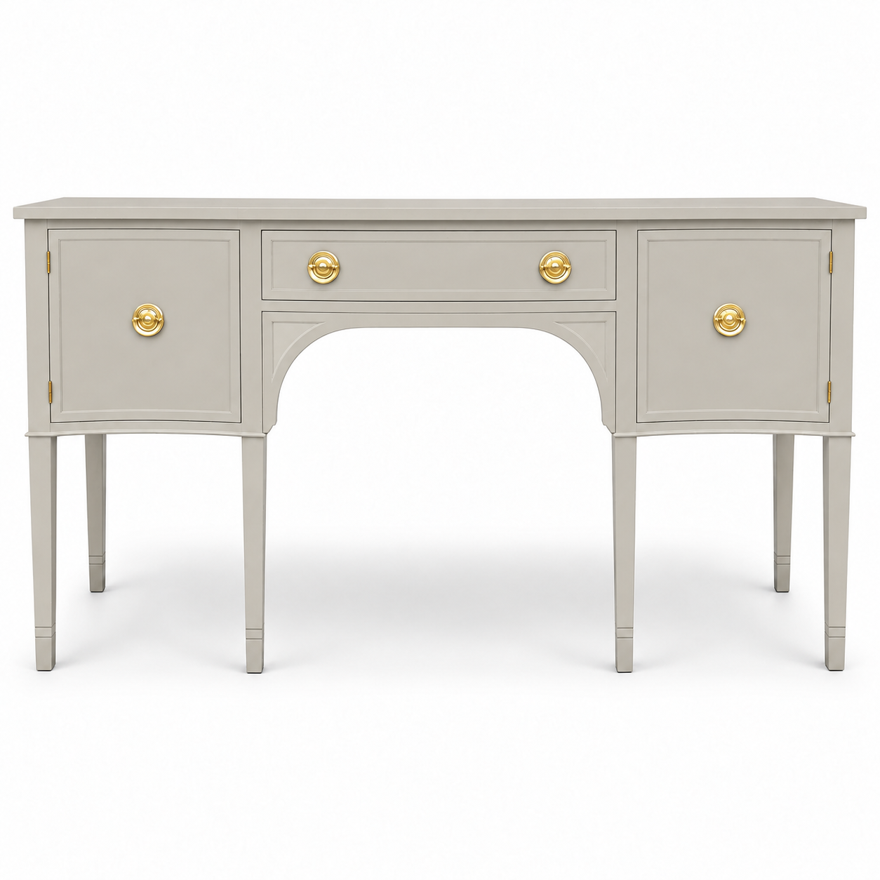 09016 Baker vintage buffet custom painted Framed