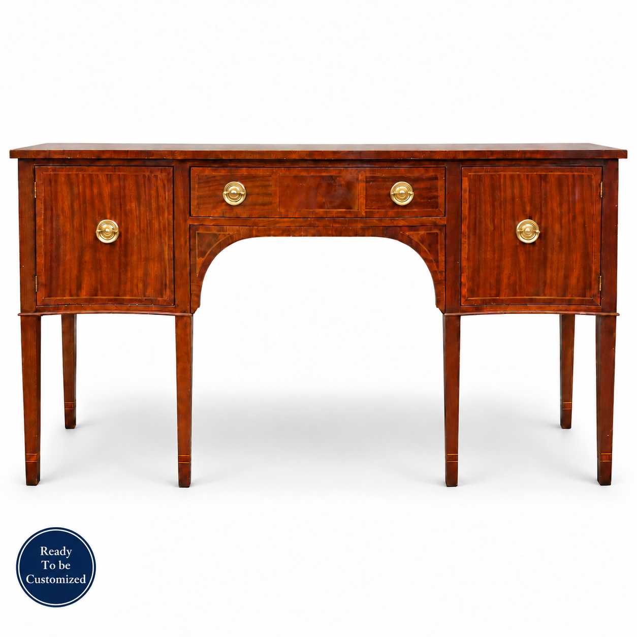 SKU 09016 Baker vintage buffet — Ready To Be Customized, corrected six-leg front