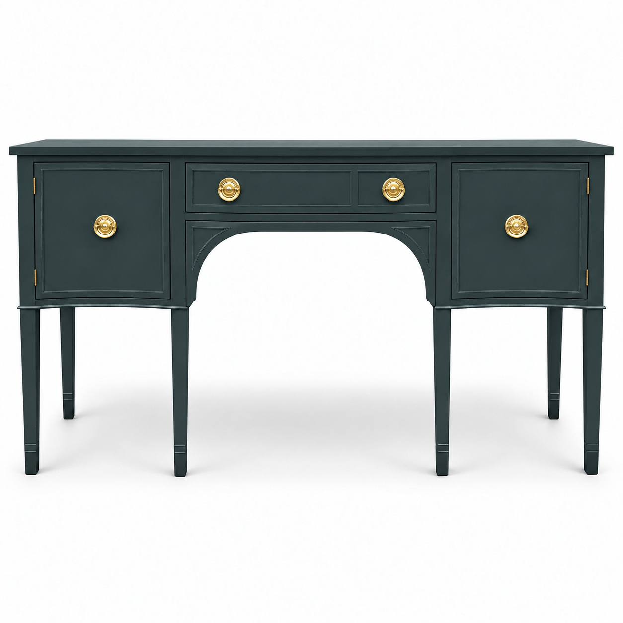 09016 Baker vintage buffet custom painted Hunter