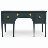09016 Baker vintage buffet custom painted Hunter