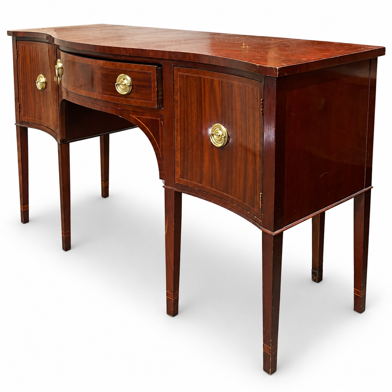 09016 unfinished Baker vintage buffet original-right-angle