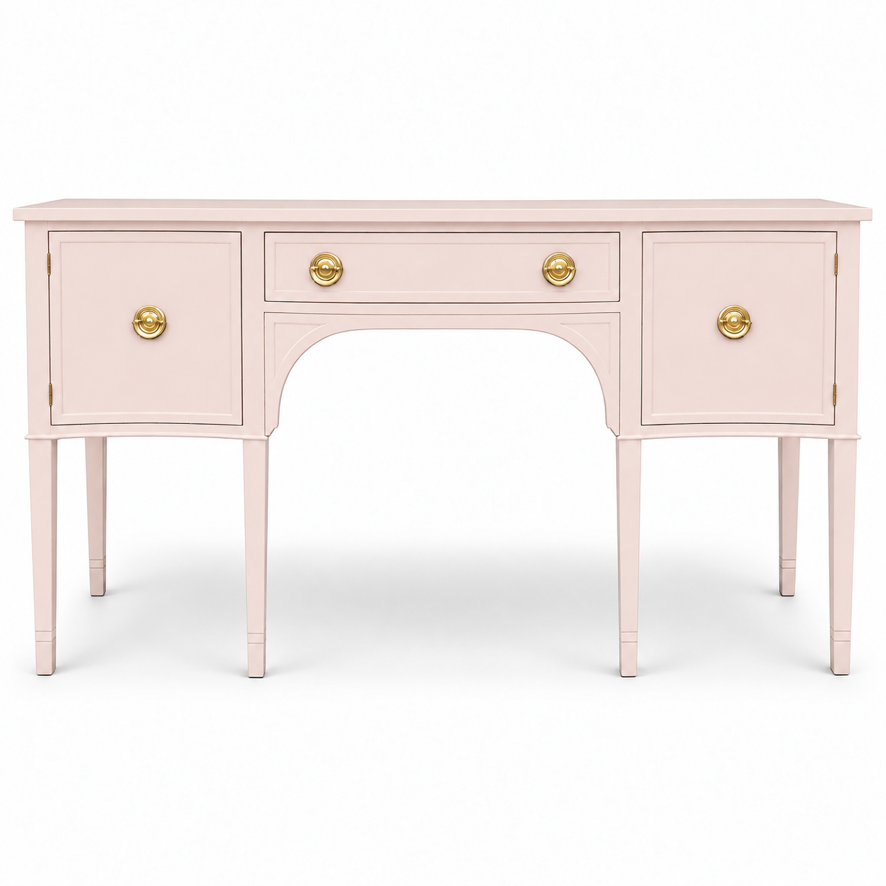 09016 Baker vintage buffet custom painted Pointe