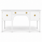 09016 Baker vintage buffet custom painted White