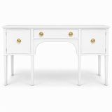 09016 Baker vintage buffet custom painted White