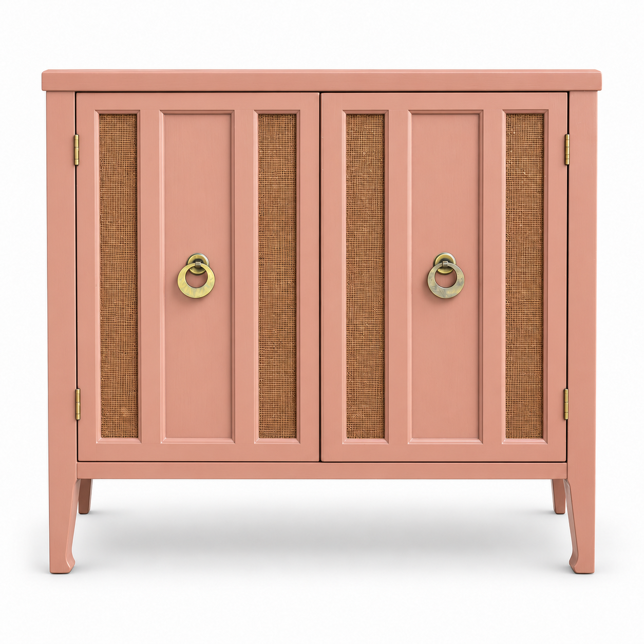 09017 vintage cane cabinet in Ashland satin paint