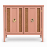 09017 vintage cane cabinet in Ashland satin paint