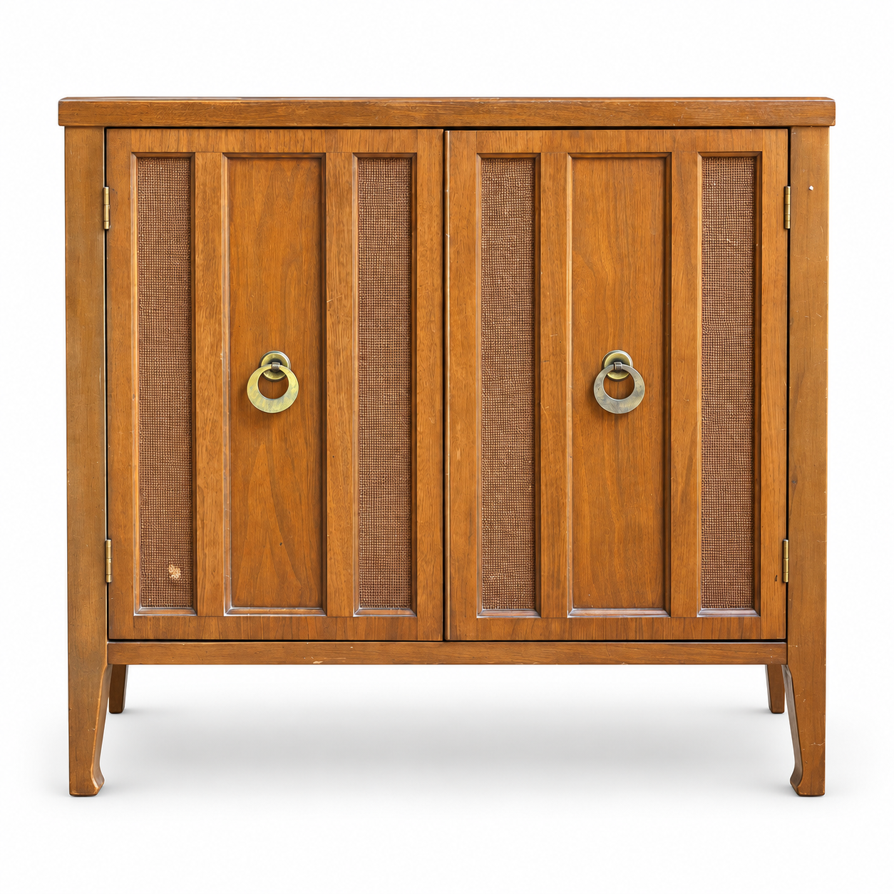 SKU 09017 vintage cabinet — original finish, straight-on front