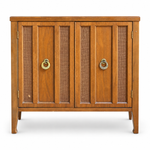 SKU 09017 vintage cabinet — original finish, straight-on front