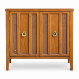 SKU 09017 vintage cabinet — original finish, straight-on front
