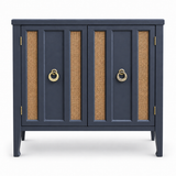 09017 vintage cane cabinet in Hamilton satin paint