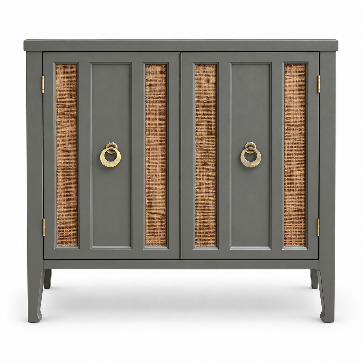 09017 vintage cane cabinet in Hepburn satin paint