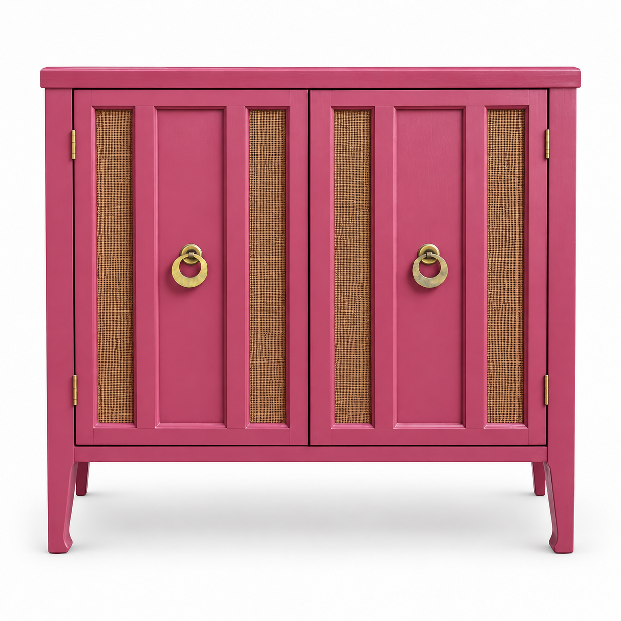 09017 vintage cane cabinet in Stiletto satin paint