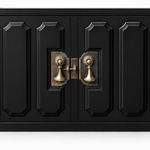 Vintage Mastercraft cabinet #09019 — Black paint visualization