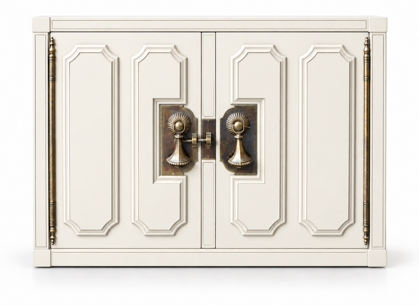 Vintage Mastercraft cabinet #09019 — Dover paint visualization