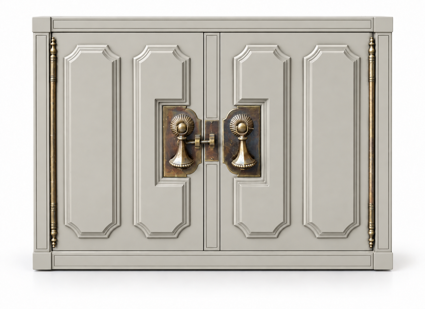 Vintage Mastercraft cabinet #09019 — Framed paint visualization