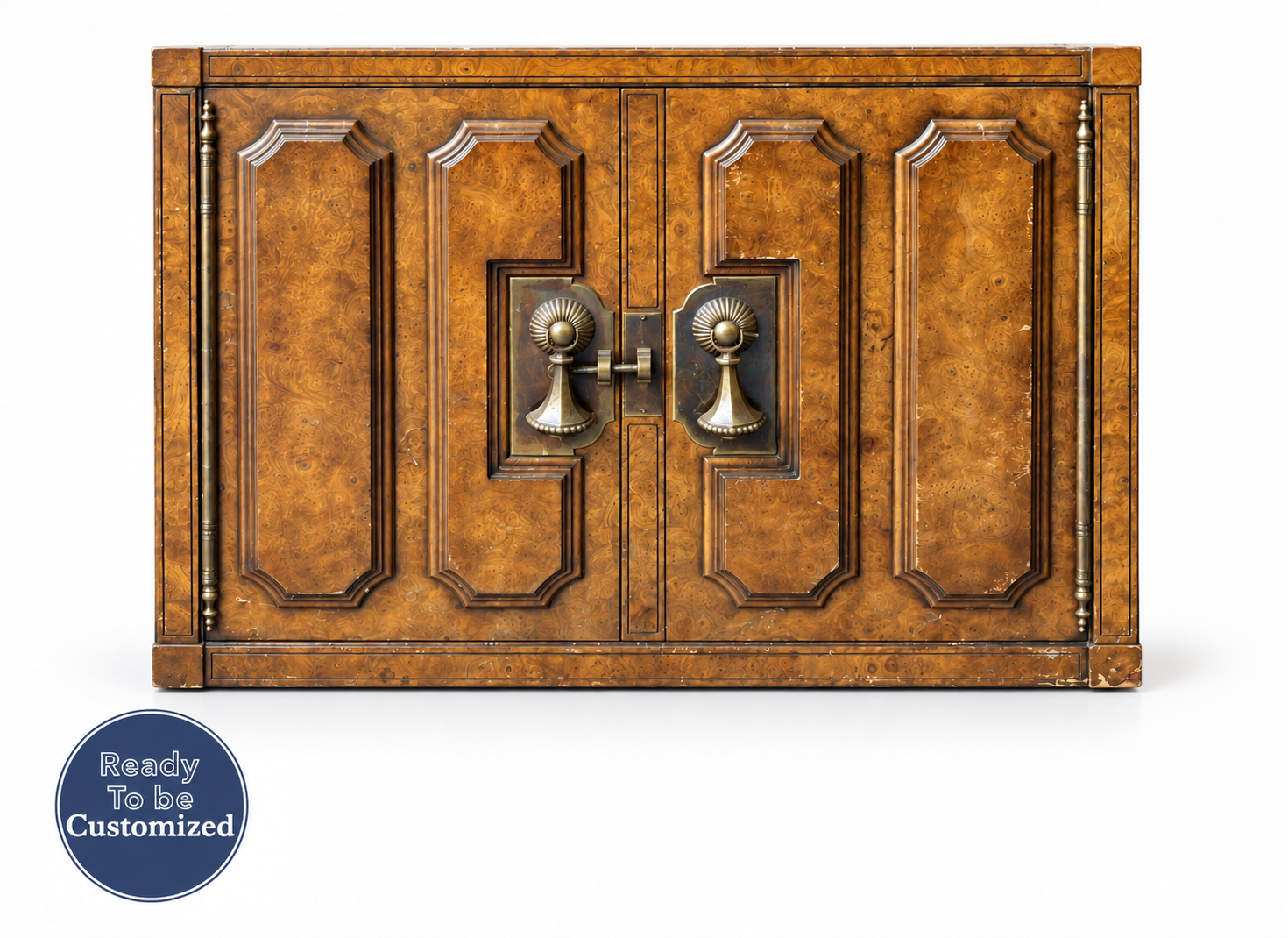 Vintage Mastercraft cabinet #09019 — original finish, ready to be customized