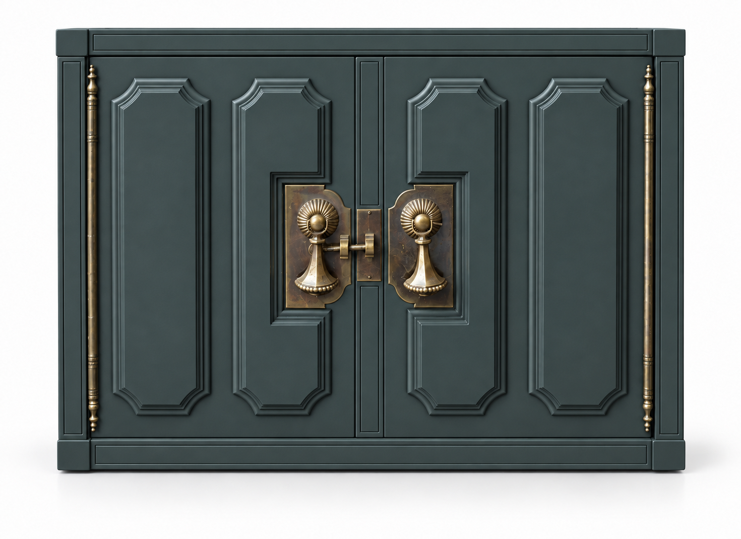 Vintage Mastercraft cabinet #09019 — Hunter paint visualization