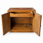 Vintage Mastercraft cabinet #09019 — interior open in original finish