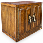 Vintage Mastercraft cabinet #09019 — left angle in original finish