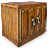 Vintage Mastercraft cabinet #09019 — left angle in original finish