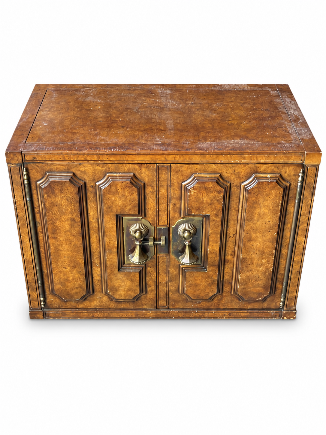 Vintage Mastercraft cabinet #09019 — top view in original finish