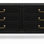 Vintage Mastercraft dresser #09021 — Black paint visualization