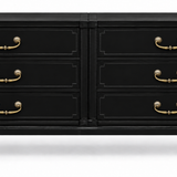 Vintage Mastercraft dresser #09021 — Black paint visualization