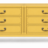 Vintage Mastercraft dresser #09021 — Cali paint visualization