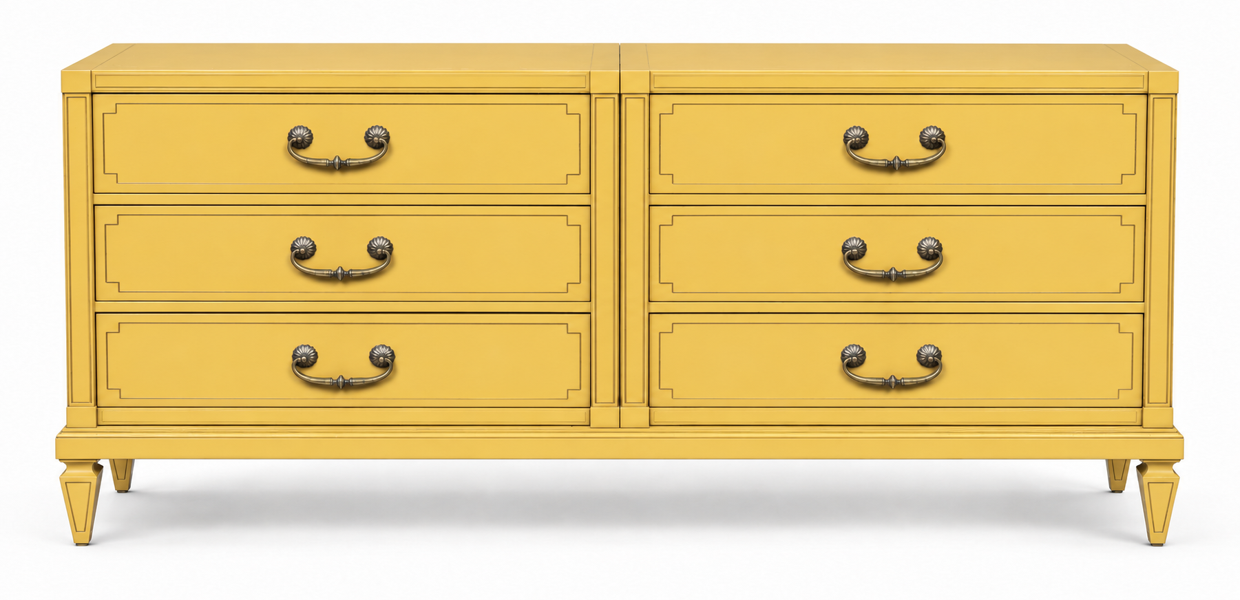 Vintage Mastercraft dresser #09021 — Cali paint visualization