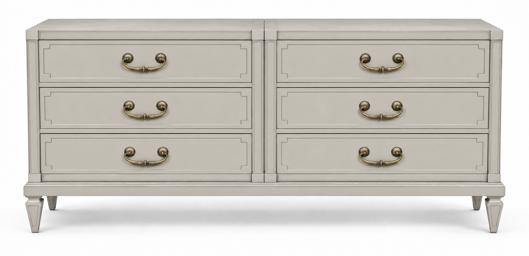 Vintage Mastercraft dresser #09021 — Framed paint visualization