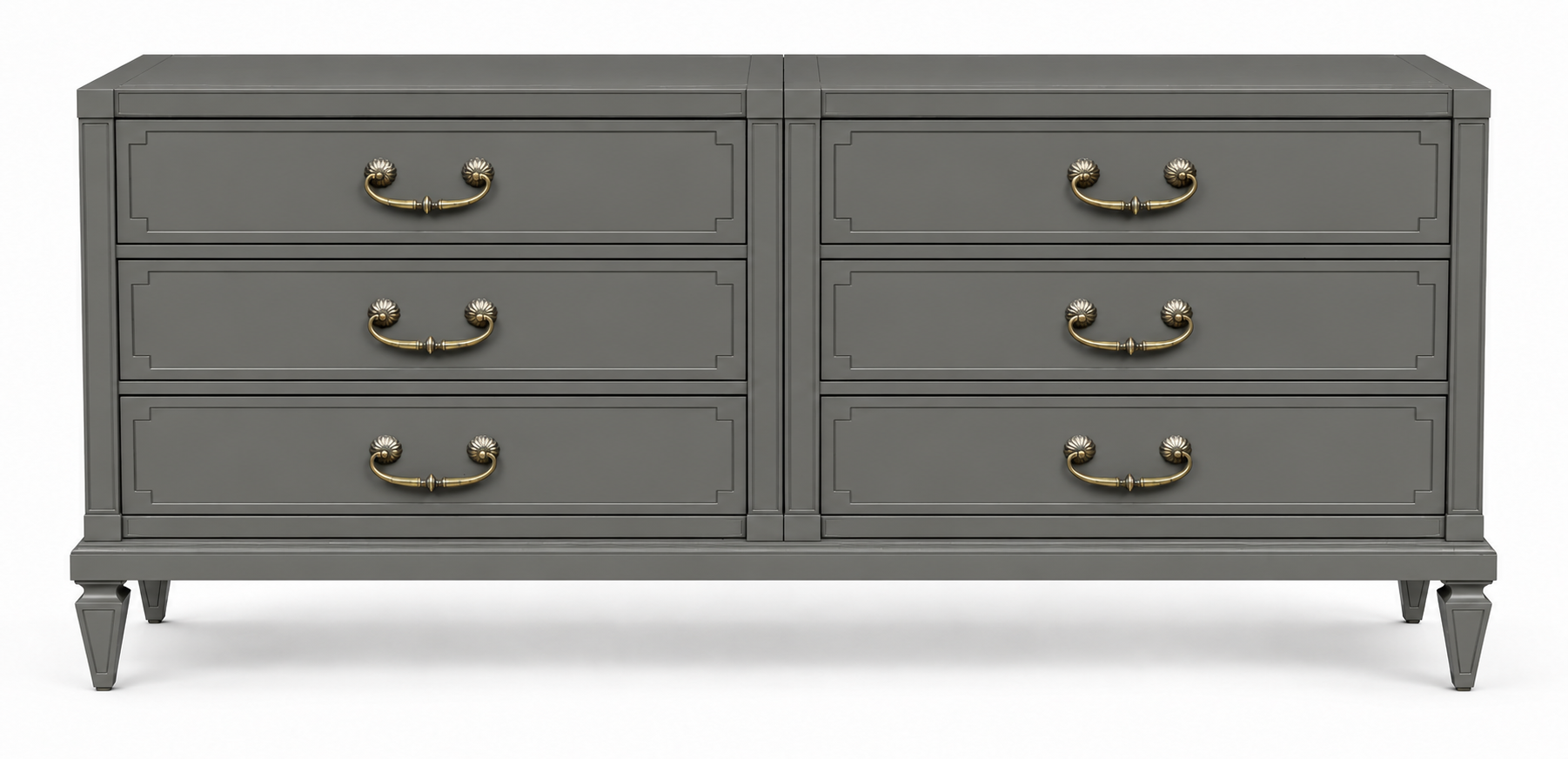 Vintage Mastercraft dresser #09021 — Hepburn paint visualization