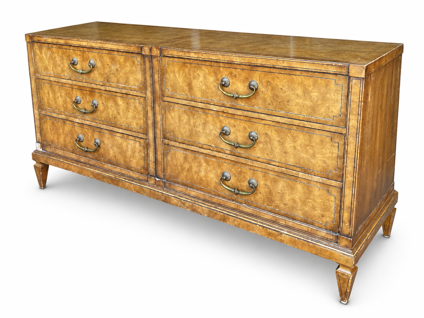 Vintage Mastercraft dresser #09021 — original right angle