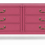 Vintage Mastercraft dresser #09021 — Stiletto paint visualization