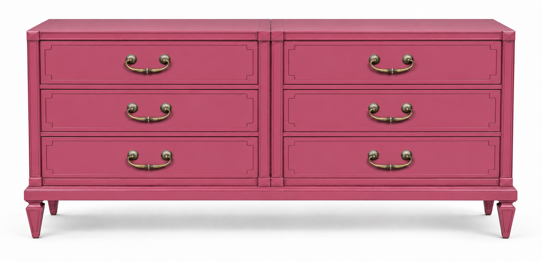 Vintage Mastercraft dresser #09021 — Stiletto paint visualization