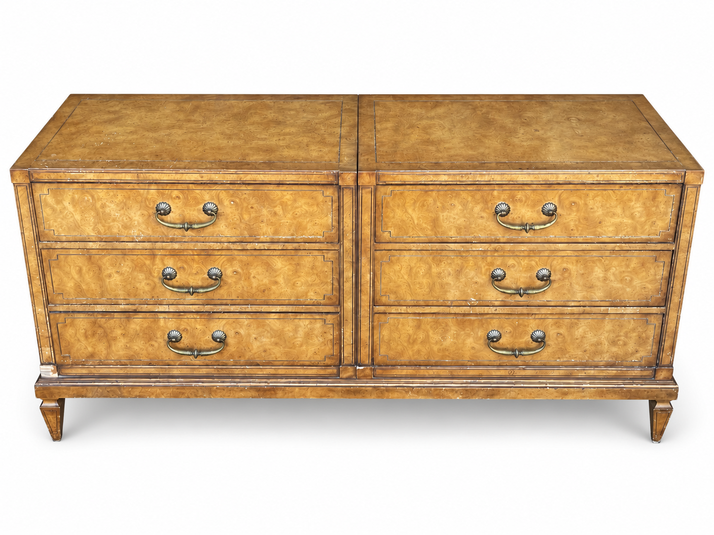 Vintage Mastercraft dresser #09021 — original top view