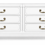 Vintage Mastercraft dresser #09021 — White paint visualization